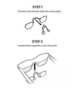 How to install Xreal Air 2 Prescription Lenses