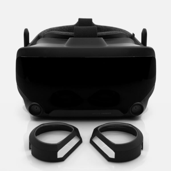 Prescription lens insert mounted on Valve Index VR