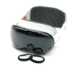 Apple Vision Pro headset with prescription lens inserts placed beside for demonstration