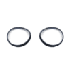 Pair of custom prescription lenses for Apple Vision Pro, displayed separately