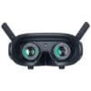 Front-facing interior view of DJI Goggles 2 showing attached prescription lens inserts