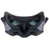 User’s eye-level perspective of DJI Goggles 2 fitted with custom prescription lenses