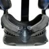 Top-down view of HTC Vive Pro 2 headset showing prescription lenses installed beneath facial padding