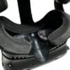 Detailed image of prescription lens mounts aligned within HTC Focus 3 headset interior