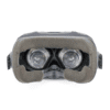 HTC Vive headset with prescription lenses mounted inside foam padding