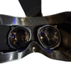 Front-facing close-up of prescription lenses fitted inside Pimax Crystal headset
