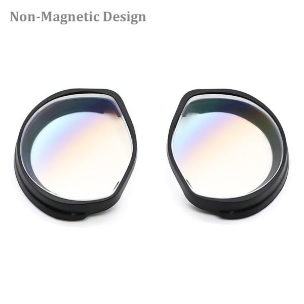 Non-magnetic prescription lenses for PSVR with anti-reflective coating