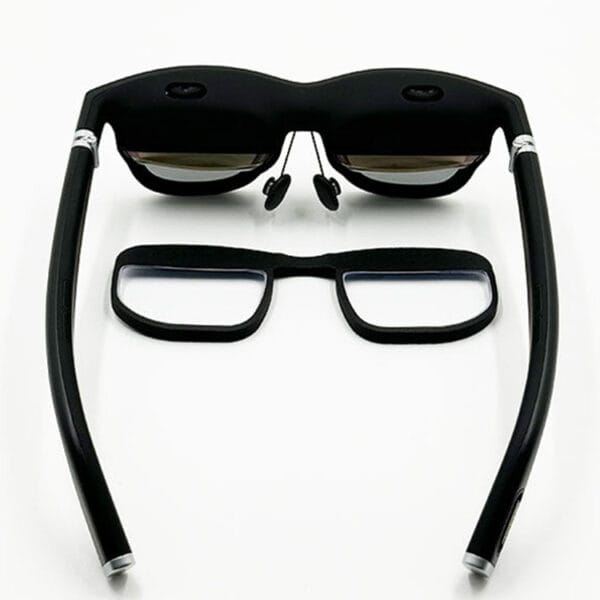 viture+one+pro+prescription+lenses-3 Inner view of Viture One with prescription inserts mounted