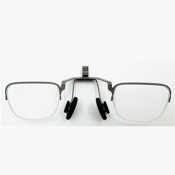 Close-up of XREAL Air 2 prescription lens inserts detached from the frame