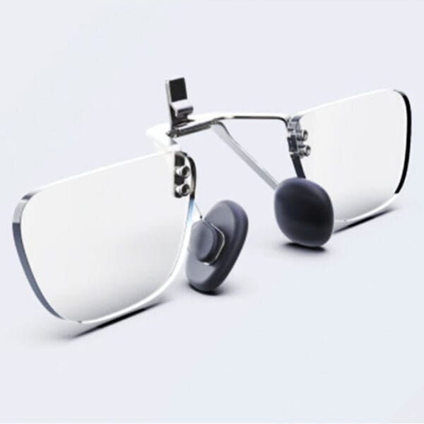 Front view of XREAL Air 2 smart glasses with lenses installed