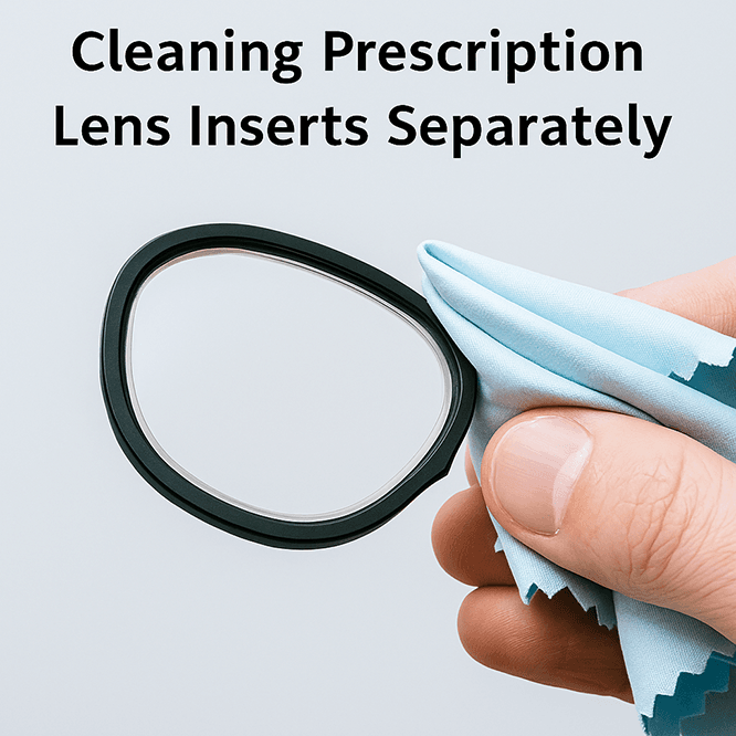 The Honest Truth: How I REALLY Clean My VR Lenses in 2025 (and Messed Up Before) 3 Cleaning removable VR prescription lens inserts