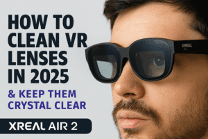 Clean VR lenses 2025 illustrated blog cover