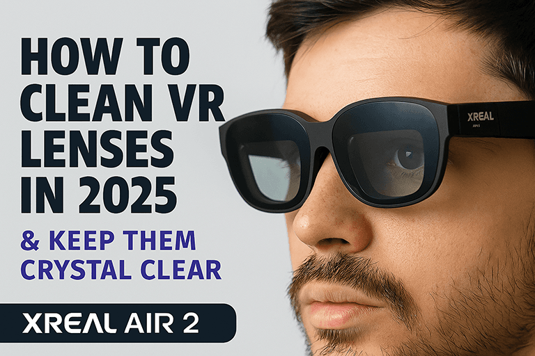 The Honest Truth: How I REALLY Clean My VR Lenses in 2025 (and Messed Up Before) 4 Clean VR lenses 2025 illustrated blog cover