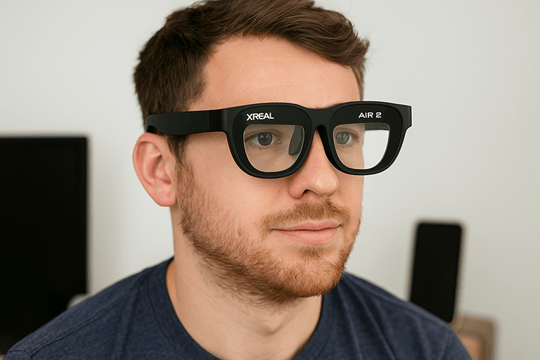 The Honest Truth: How I REALLY Clean My VR Lenses in 2025 (and Messed Up Before) 4 Clean and clear Xreal Air 2 AR glasses
