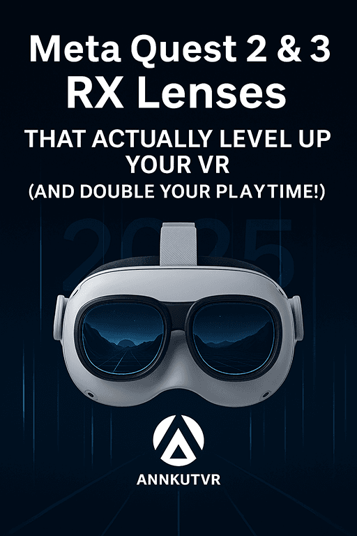 🔧 Meta Quest 2 & 3 RX Lenses That Actually Level Up Your VR (And Double Your Playtime!) 8 Promotional image of Meta Quest 2 and Quest 3 VR headsets with prescription RX lenses, highlighting enhanced comfort and extended VR playtime.