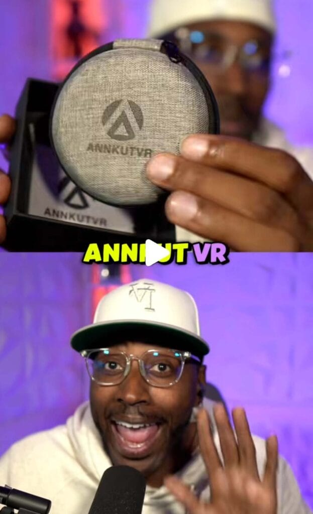 Vertical TikTok video cover of itzzchicago reviewing VR prescription lenses