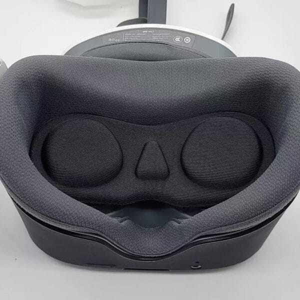 Meta Quest 2 and Quest 3 lens protector installed on VR headset – showing perfect fit and coverage