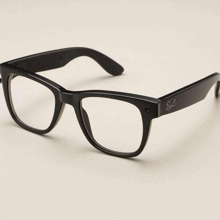 can you put prescription lenses in meta glasses 13 A pair of Ray-Ban smart glasses with prescription lenses