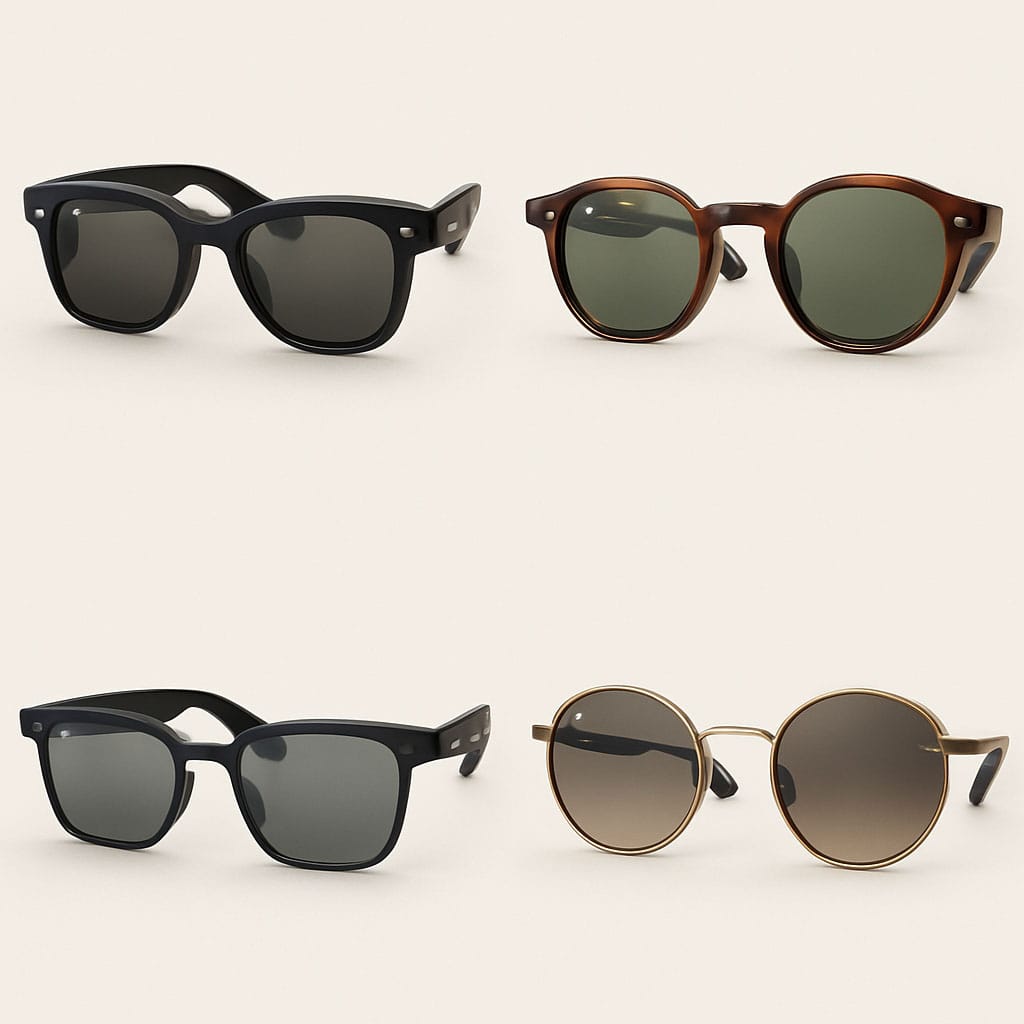 Different styles of Ray-Ban Meta lenses