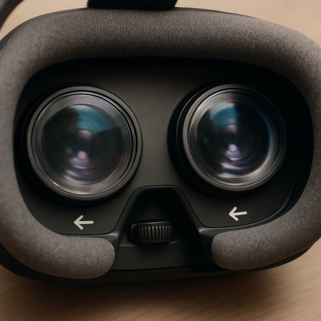 close up vr headset adjustable lenses