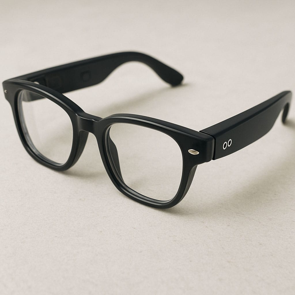 A pair of Meta glasses with prescription lenses