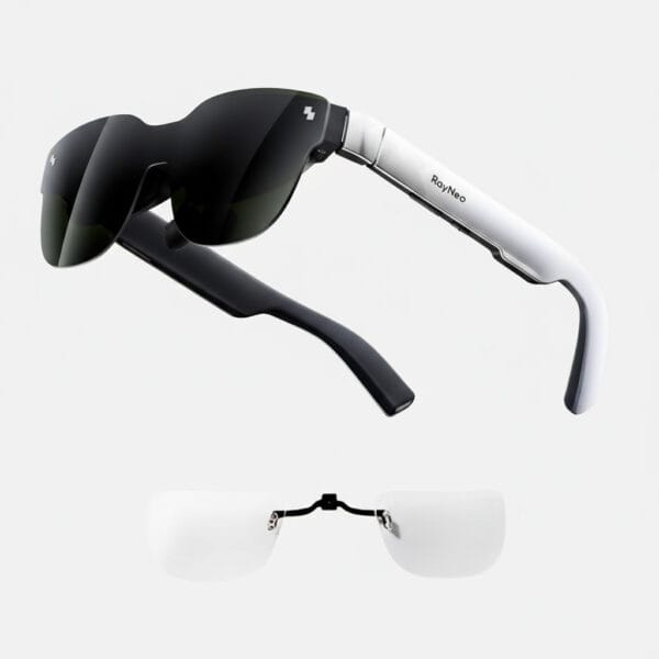 ANNKUTVR RayNeo Air 4 Pro smart glasses with custom prescription lenses, highlighting clear vision for myopic users.