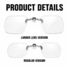 RayNeo Air 4 Pro prescription lenses regular and larger version product details