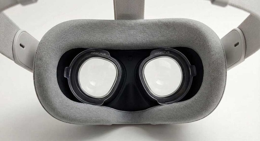 VR headset with prescription lenses