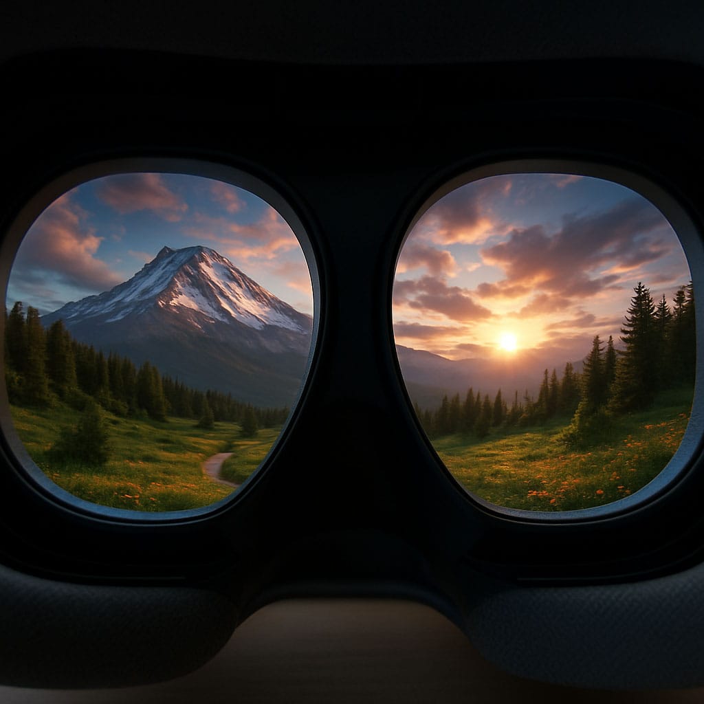 A high-resolution VR headset display