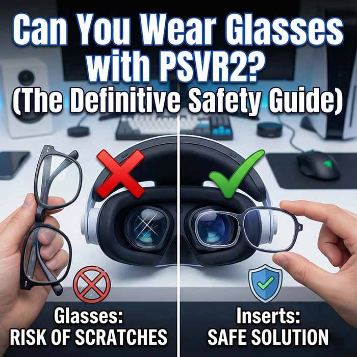 can you wear glasses with psvr2 guide cover