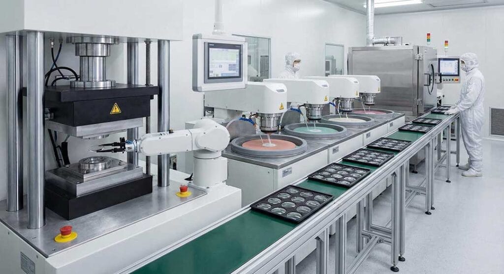 Lens manufacturing process for VR glasses