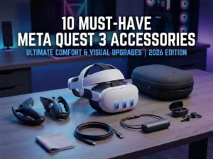 Top 10 Meta Quest 3 accessories for ultimate comfort and exploring VRChat worlds.