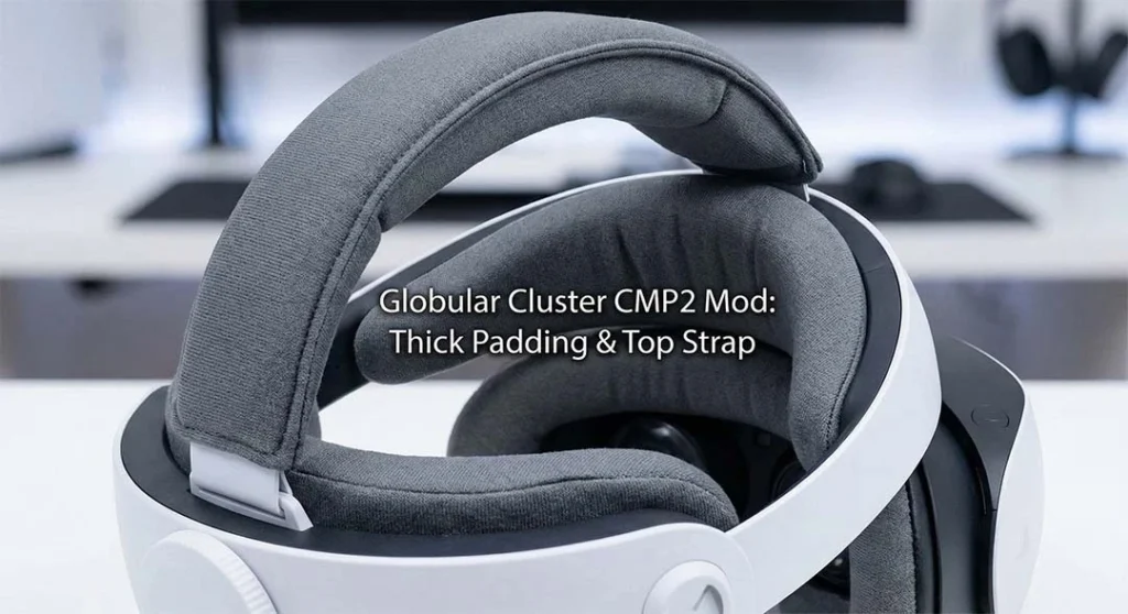 12 Must-Have PSVR2 Accessories in 2026: The Ultimate Upgrade List 2 Globular Cluster CMP2 comfort mod installed on PSVR2.