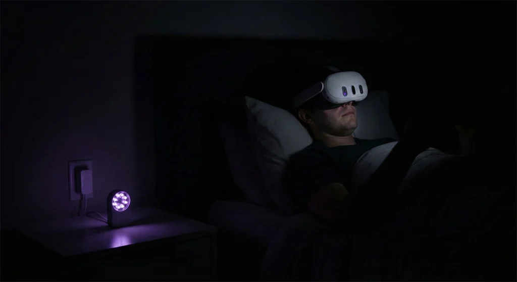 10 Must-Have Meta Quest 3 Accessories in 2026: Ultimate Comfort & Visual Upgrades 10 IR illuminator allowing Meta Quest 3 6DoF tracking in pitch-black rooms.