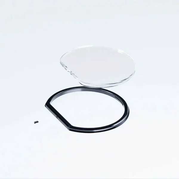 Exploded view of Pimax Dream Air prescription lens and frame
