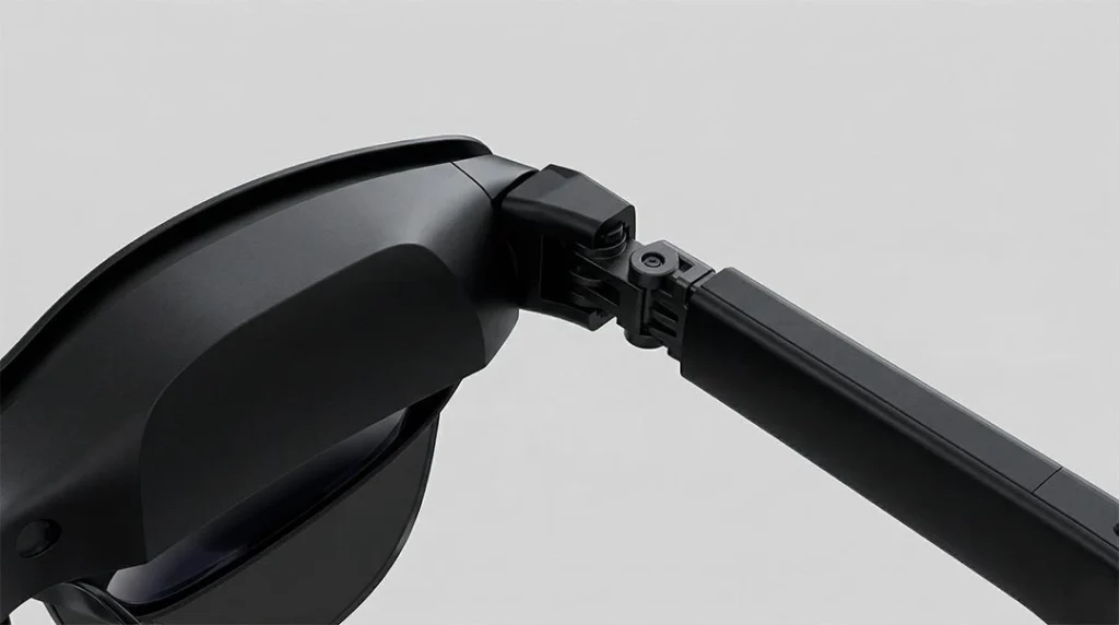 RayNeo Air 4 Pro temple adjustment mechanism