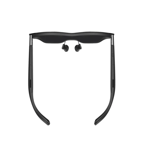 Lens inserts positioned for installation with XREAL One Pro glasses