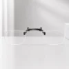 Complete ROG XREAL R1 prescription lens insert with two clear lenses and black mounting bridge
