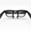 ROG XREAL R1 glasses viewed from the front with the prescription lens insert installed