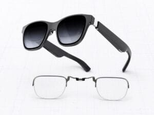 XREAL Air 2 glasses with one matching prescription lens insert for Air-series compatibility