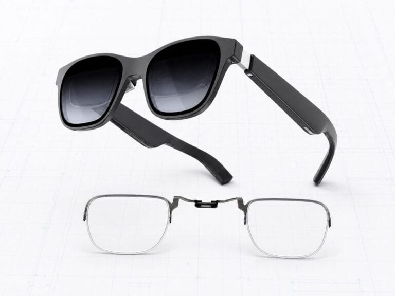 XREAL Air 2 glasses with one matching prescription lens insert for Air-series compatibility