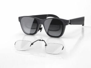 XREAL Air 2 Ultra glasses with one matching prescription lens insert before ordering