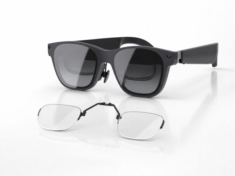 XREAL Air 2 Ultra glasses with one matching prescription lens insert before ordering