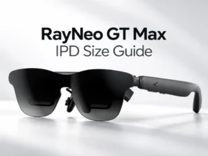 RayNeo GT Max IPD size guide for choosing S, M or L.
