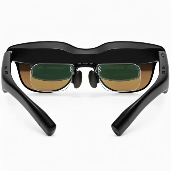 RayNeo GT Max with prescription lenses installed inside the glasses