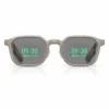 RayNeo iO AI Glasses with dark gray tinted lenses