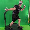 TikTok creator jbahrvr testing VR headset with prescription lenses